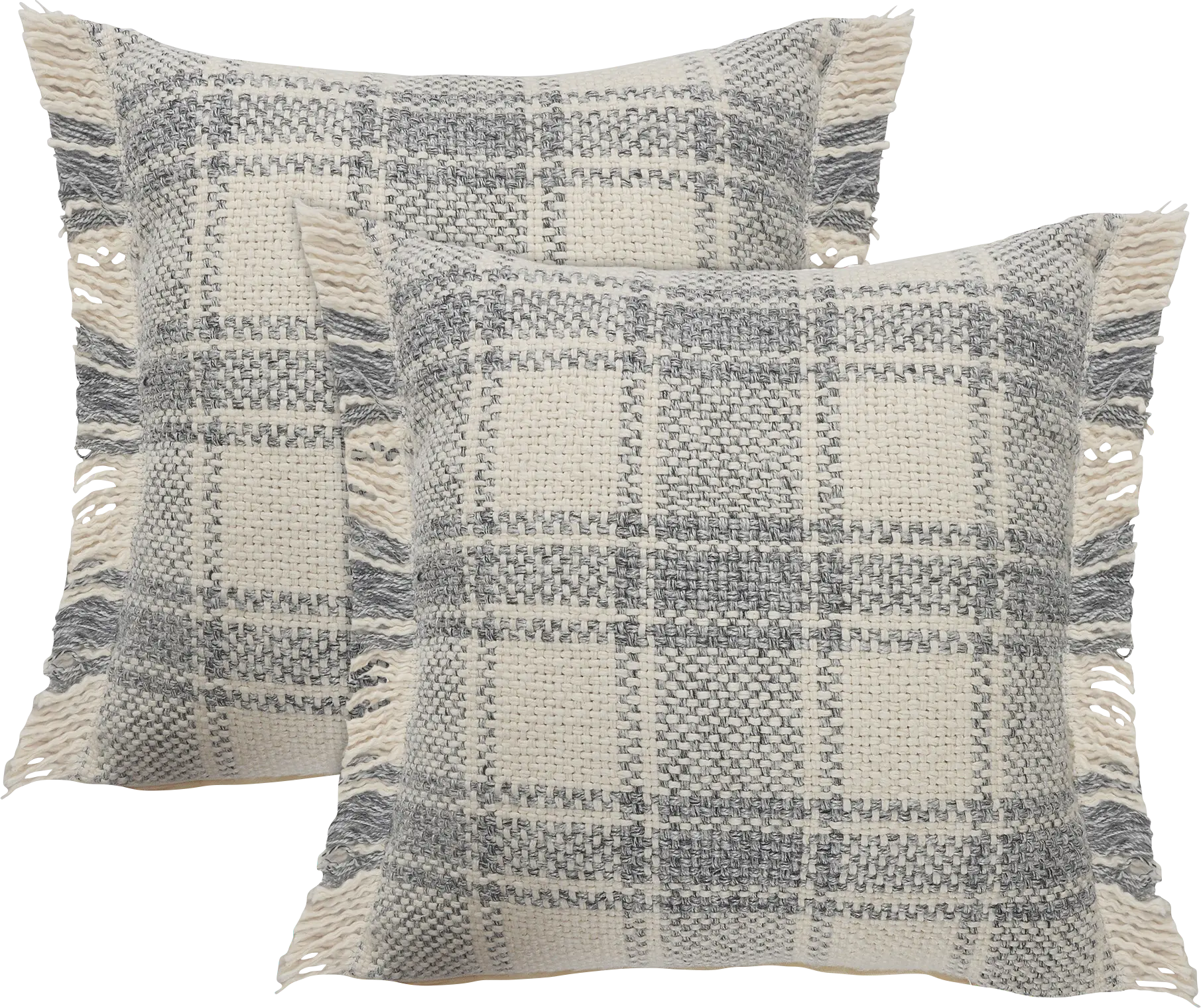 Rangan Gray/Cream Pillow, Set of 2