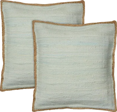 Caleduff Aqua Accent Pillow, Set of 2