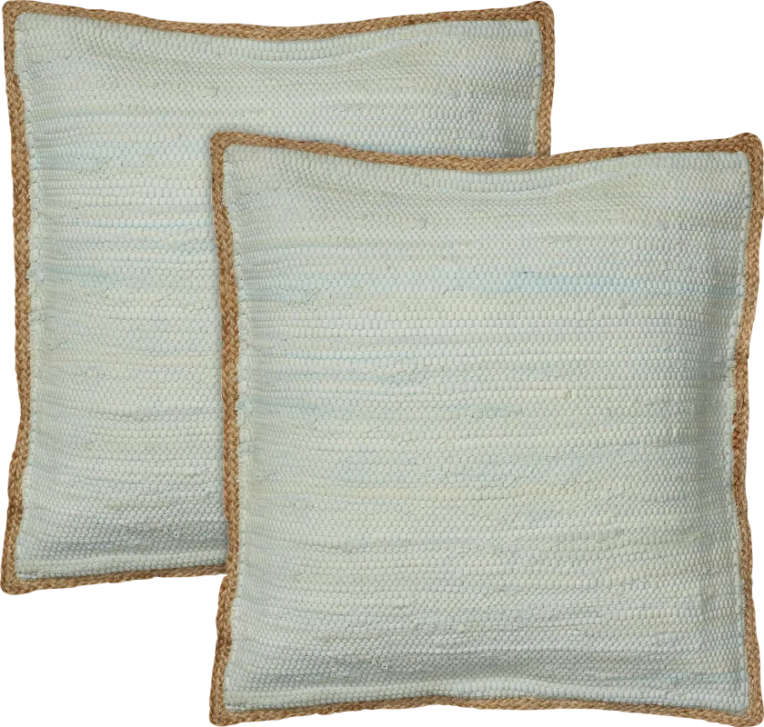 Caleduff Aqua Accent Pillow, Set of 2