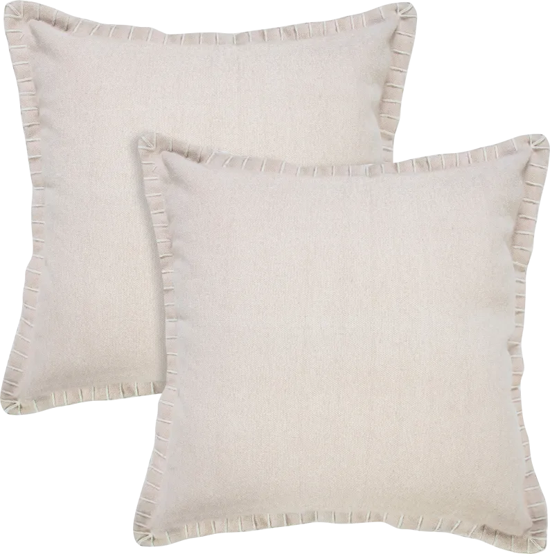 Mulland Beige Pillow, Set of 2