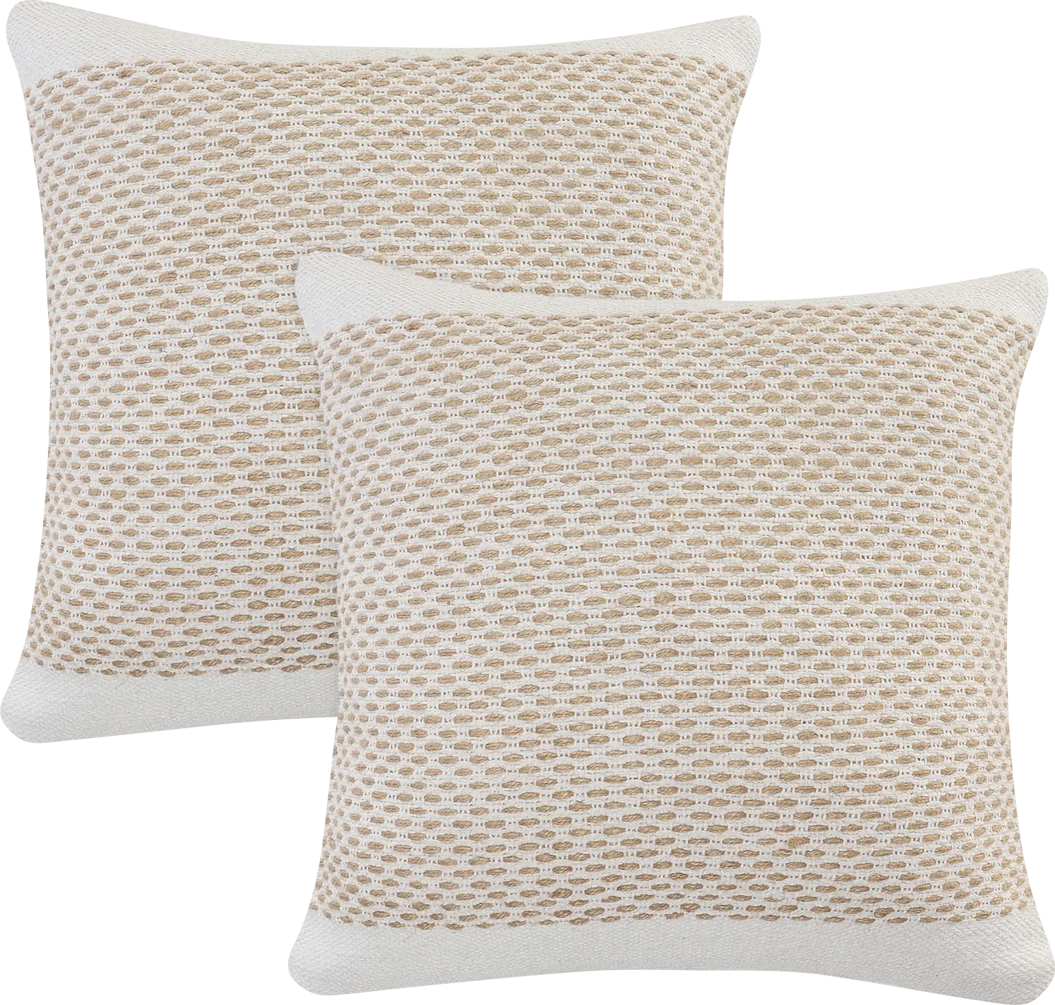 Aseela Tan Pillow, Set of 2