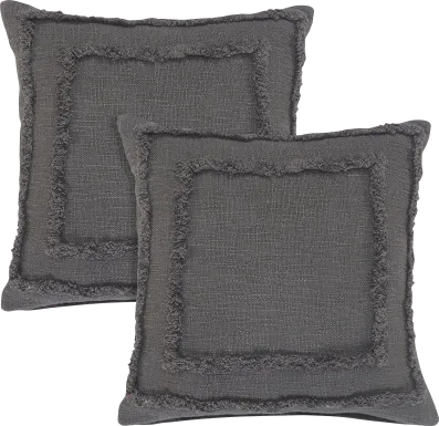 Mogui Charcoal Pillow, Set of 2