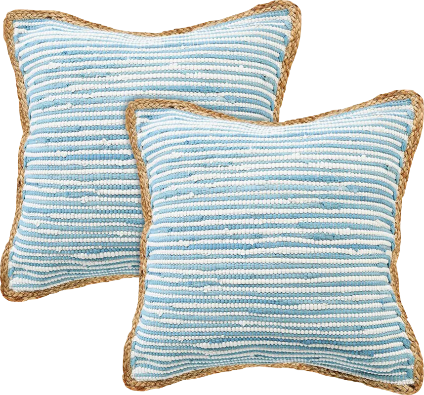 Wihara Teal Pillow, Set of 2