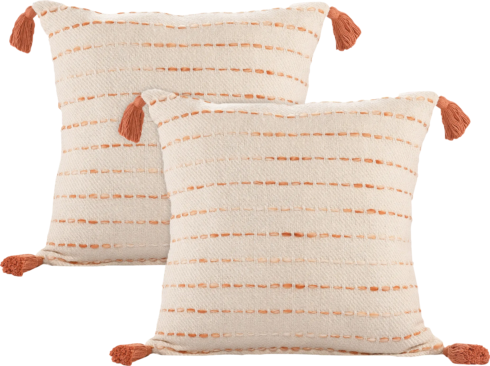 Dorath Coral Pillow, Set of 2 - Thumbnail - Image 1