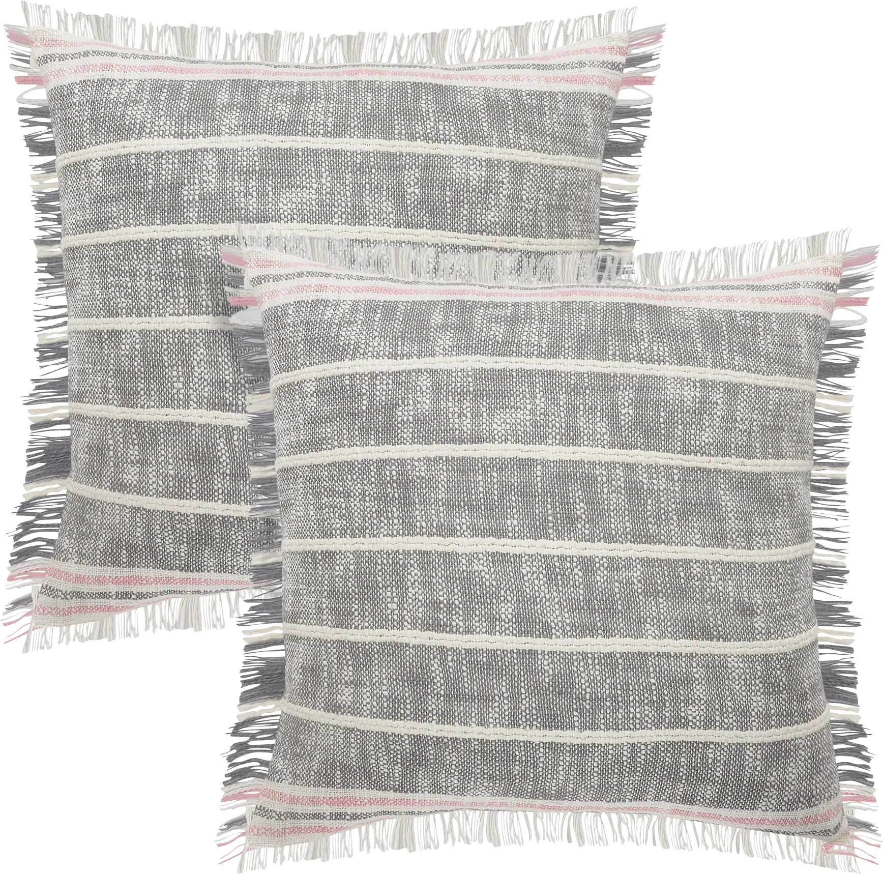 Amru Gray Pillow, Set of 2 - Thumbnail - Image 1