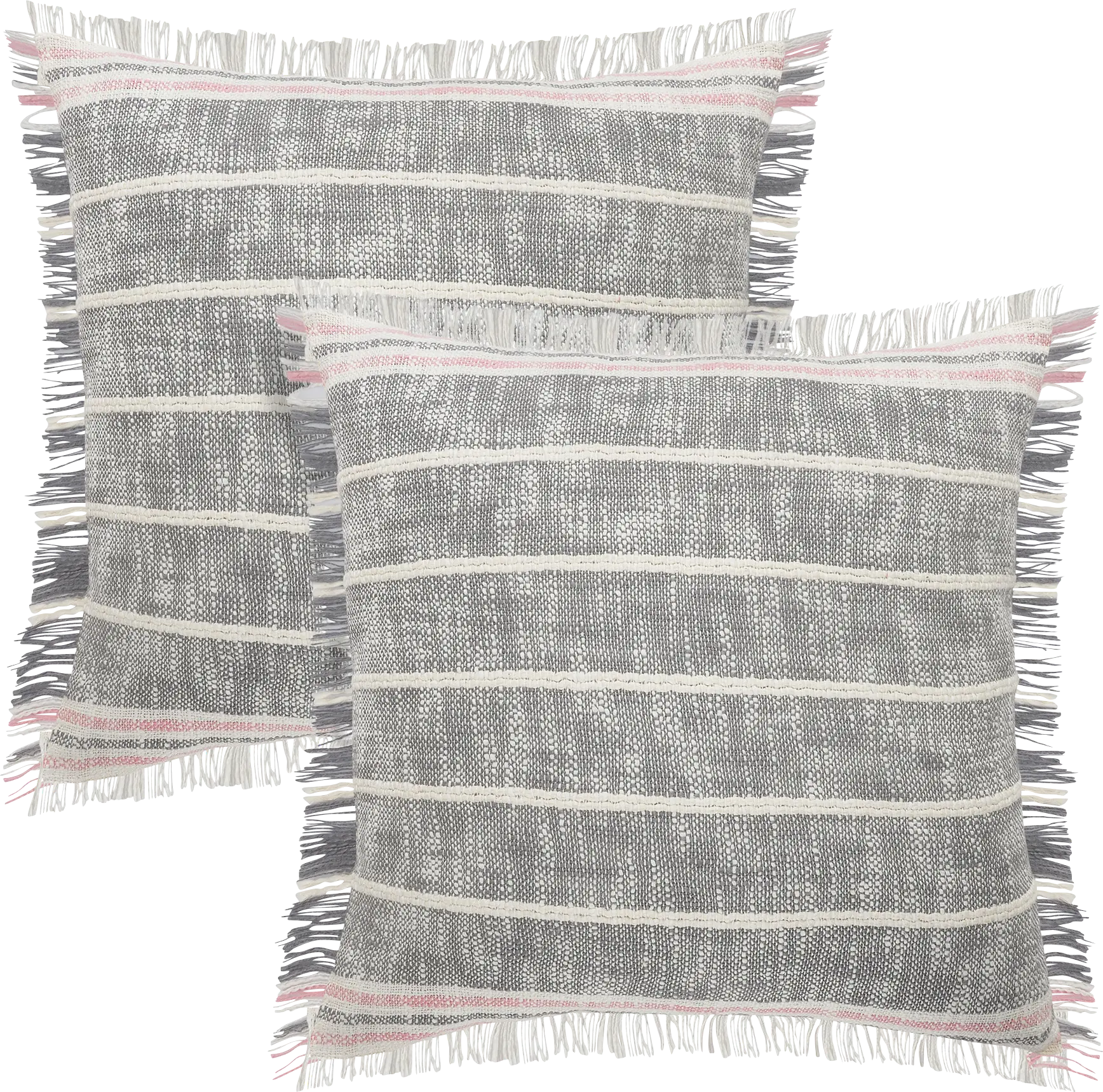 Amru Gray Pillow, Set of 2