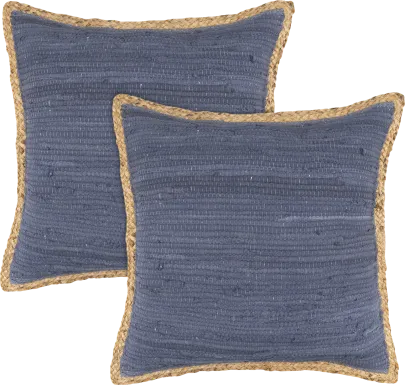 Caleduff Navy Accent Pillow, Set of 2