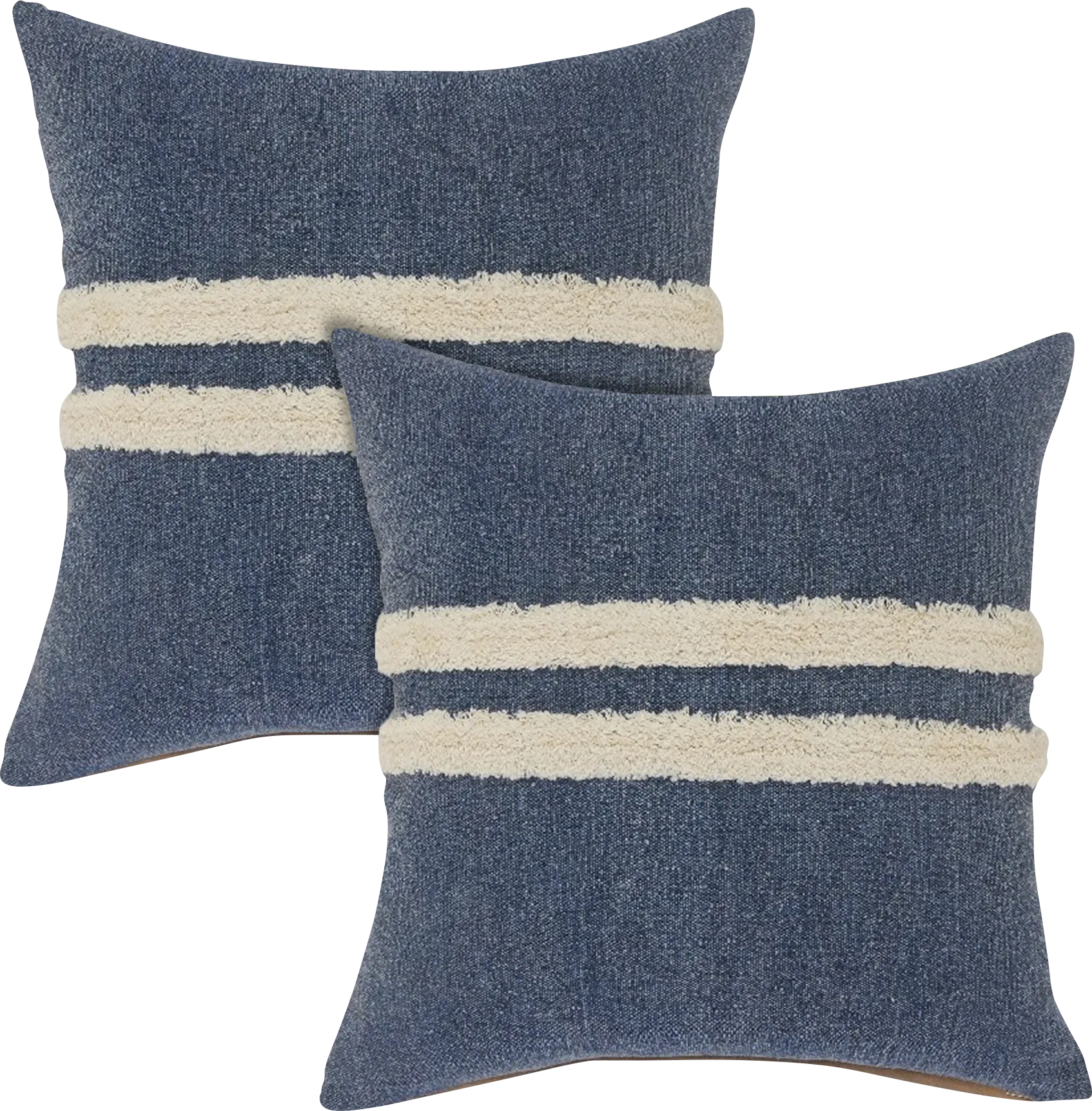 Valens Navy Pillow, Set of 2 - Thumbnail - Image 1