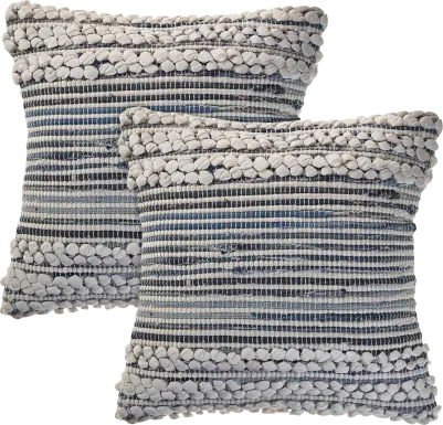 Firka Blue Pillow, Set of 2
