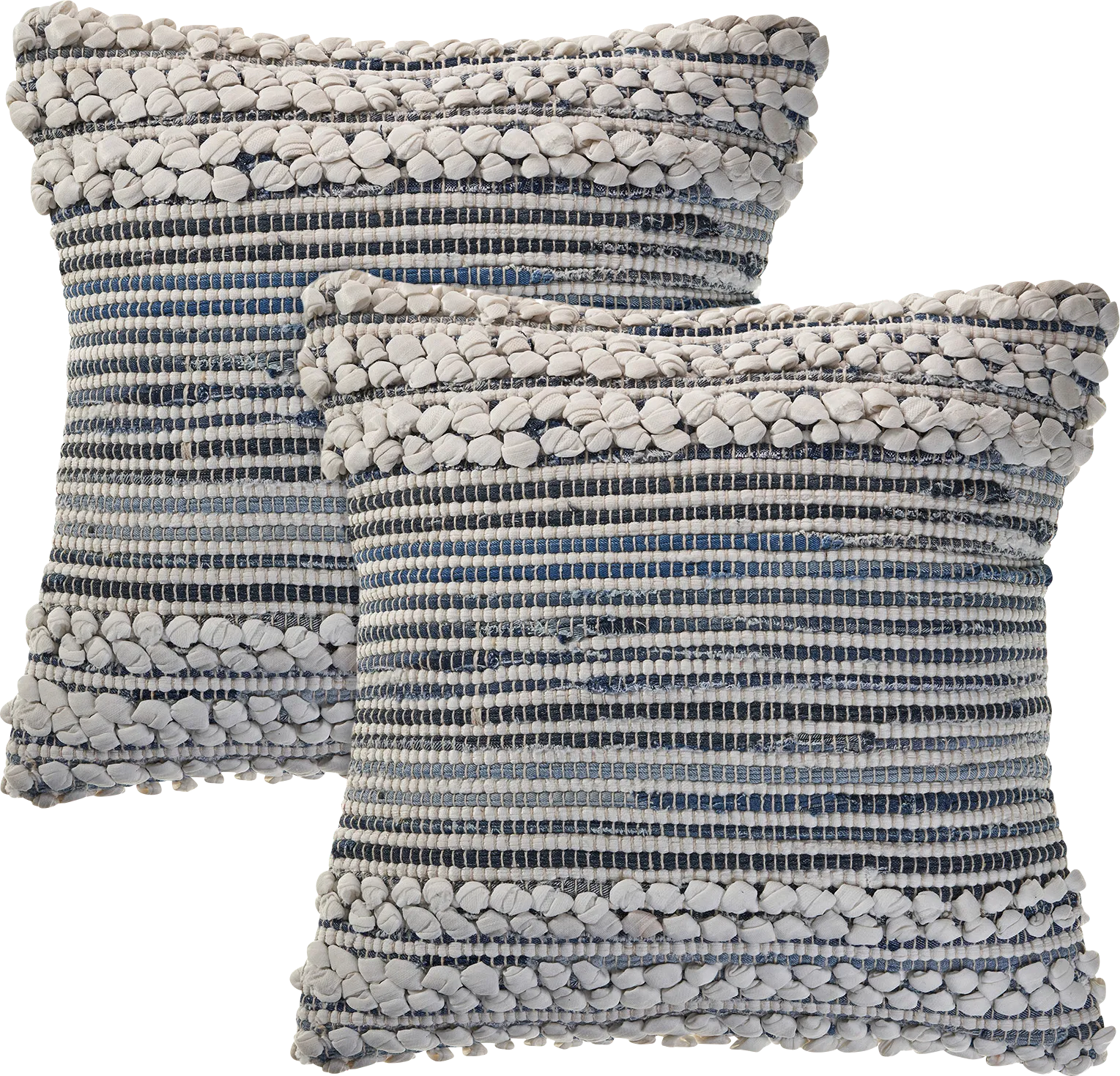 Firka Blue Pillow, Set of 2 - Image 1
