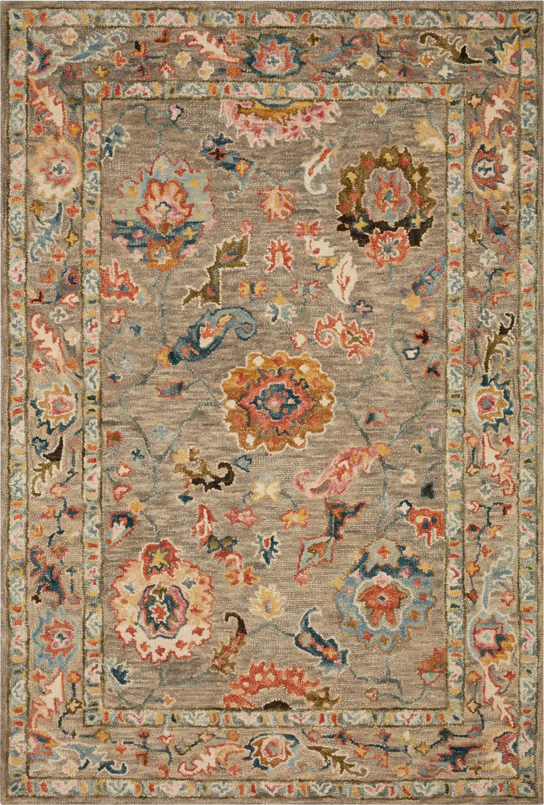 Anaia Gray 7'9 x 9'9 Rug - Thumbnail - Image 1