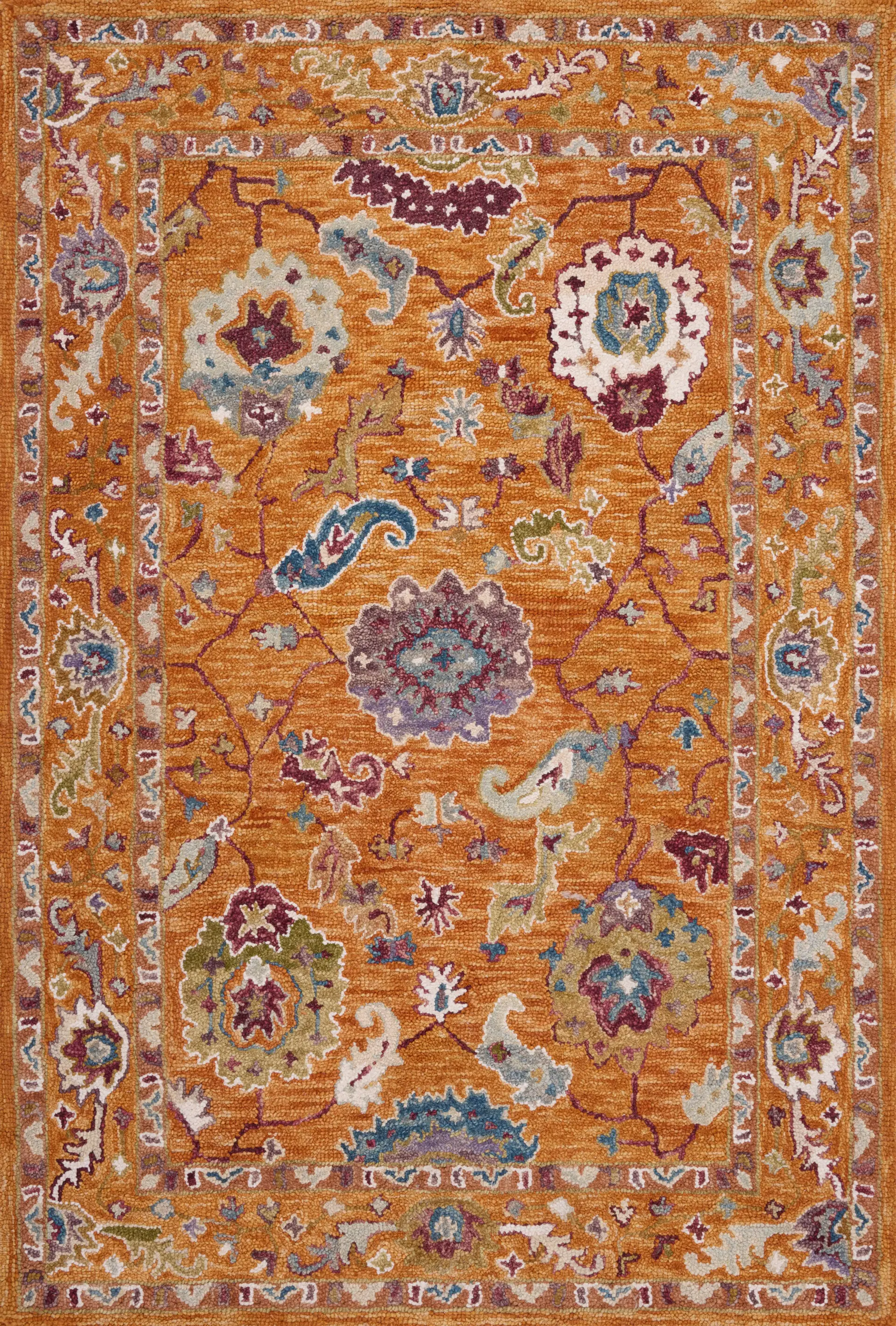 Anaia Orange 2'6 x 7'6 Rug