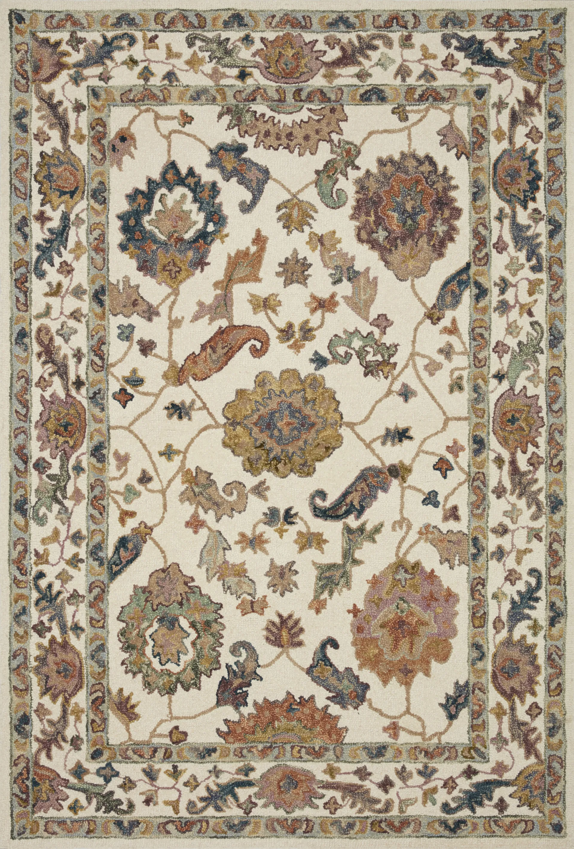 Anaia White 7'9 x 9'9 Rug - Image 1