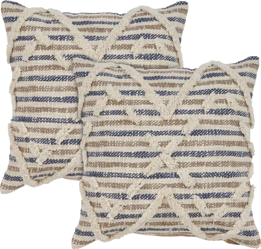 Sabreen Beige Pillow, Set of 2