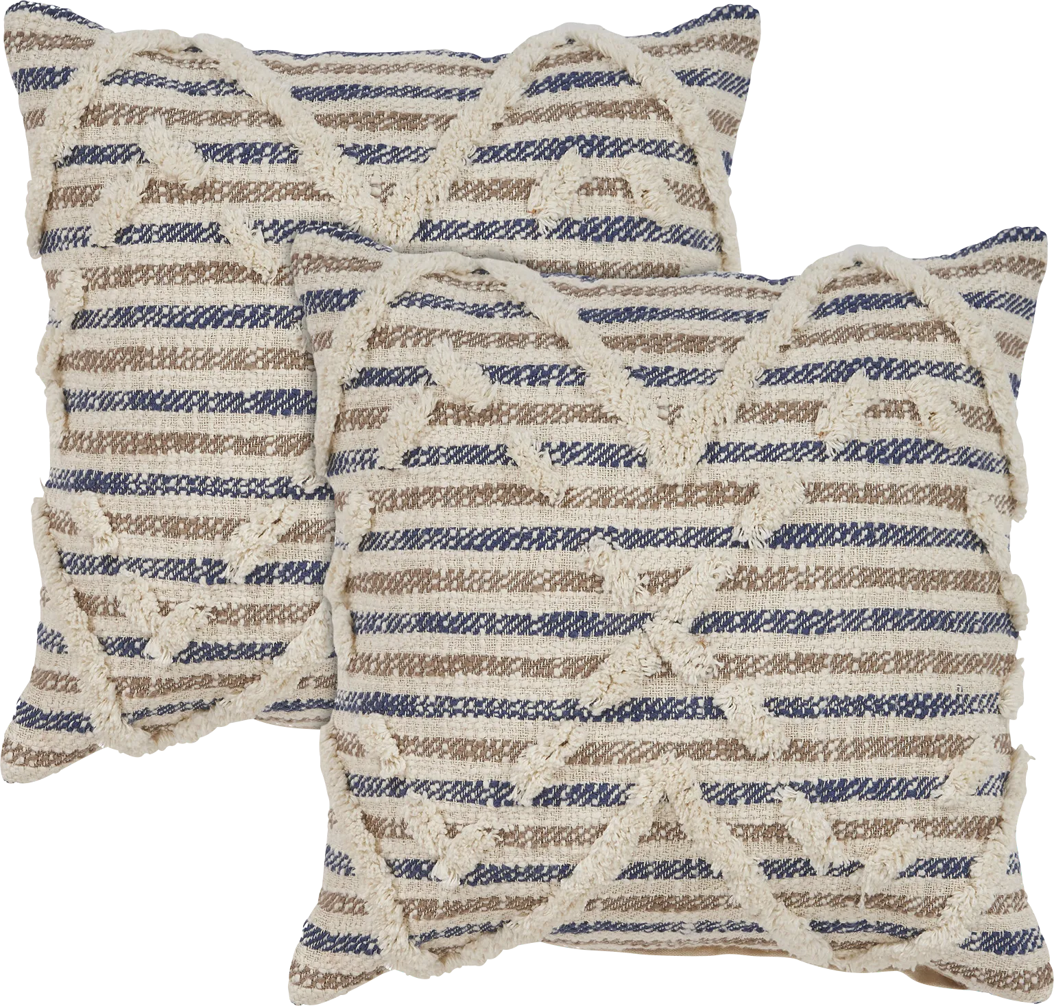 Sabreen Beige Pillow, Set of 2 - Image 1
