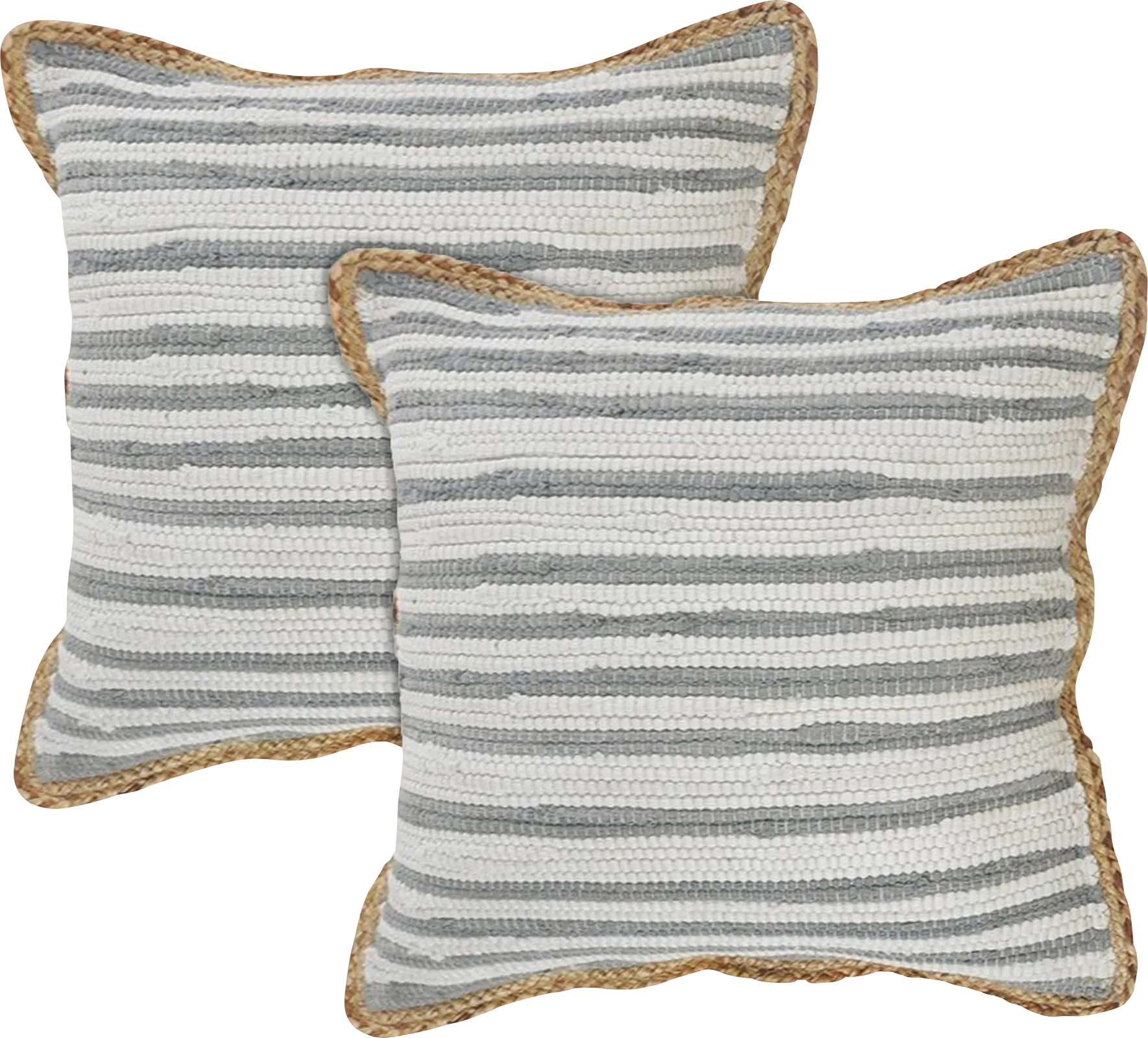 Roree Gray Pillow, Set of 2 - Thumbnail - Image 1