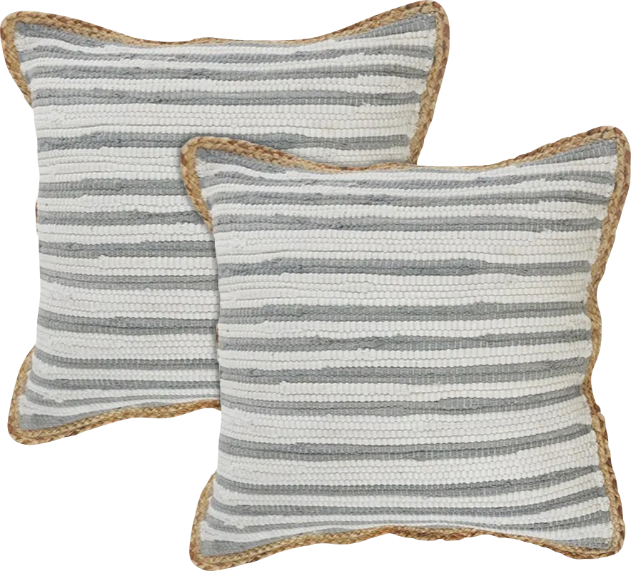 Roree Gray Pillow, Set of 2