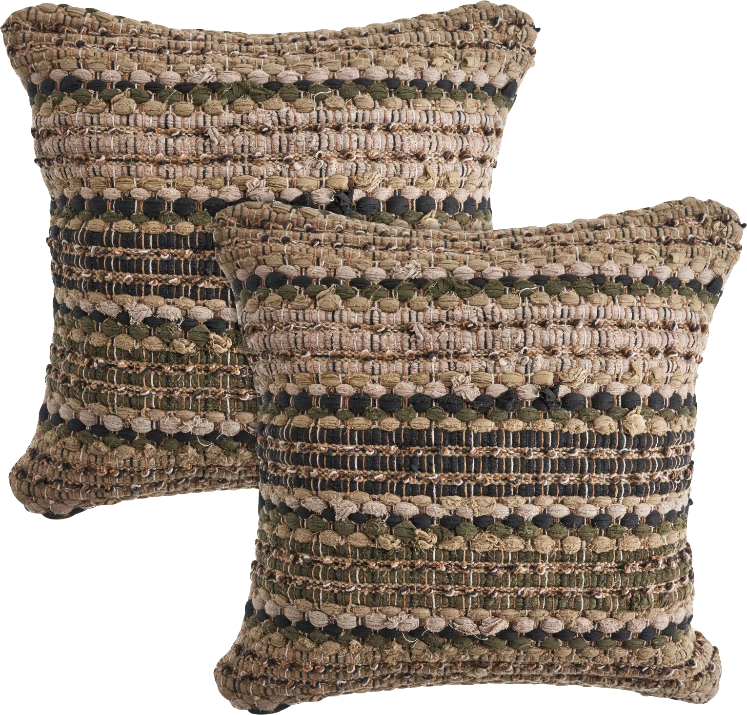 Najeeb Brown Pillow, Set of 2 - Thumbnail - Image 1