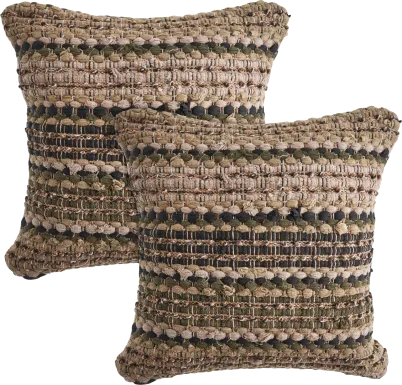Najeeb Brown Pillow, Set of 2