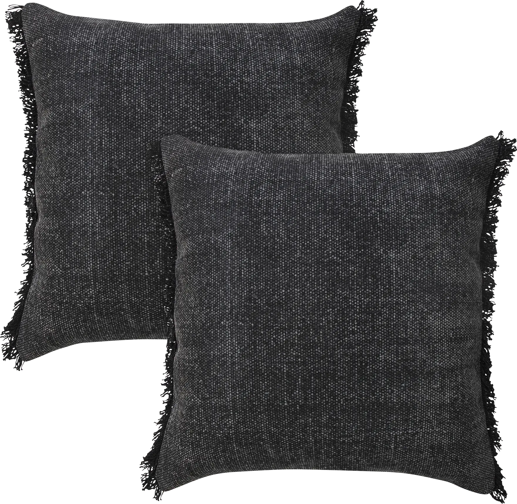 Kalaya Black Pillow, Set of 2