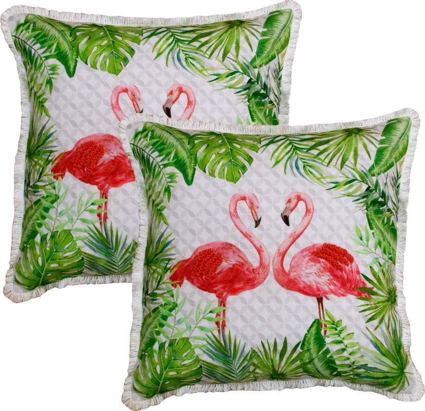 Trotawa Green/Pink Pillow, Set of 2
