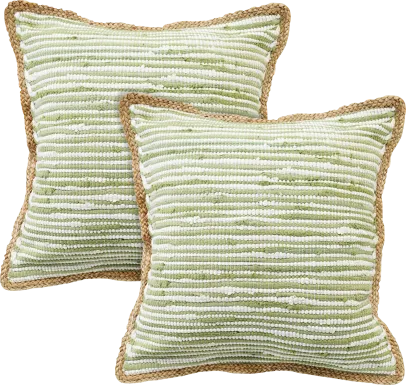 Wihara Green Pillow, Set of 2