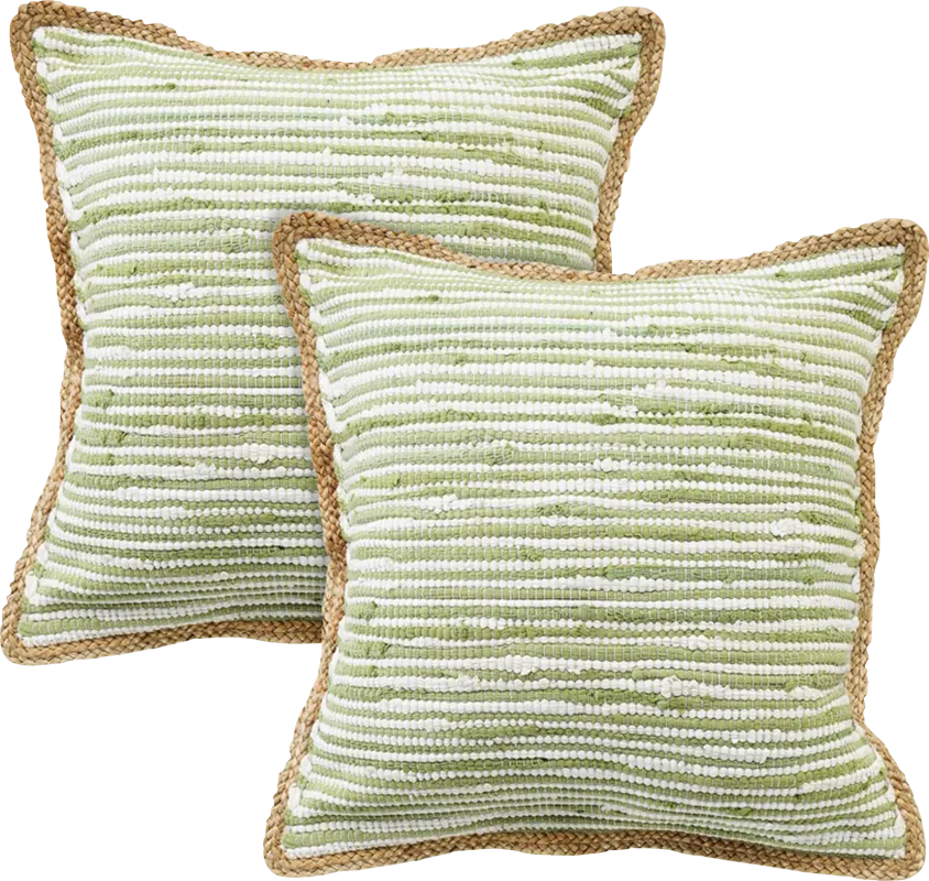 Wihara Green Pillow, Set of 2