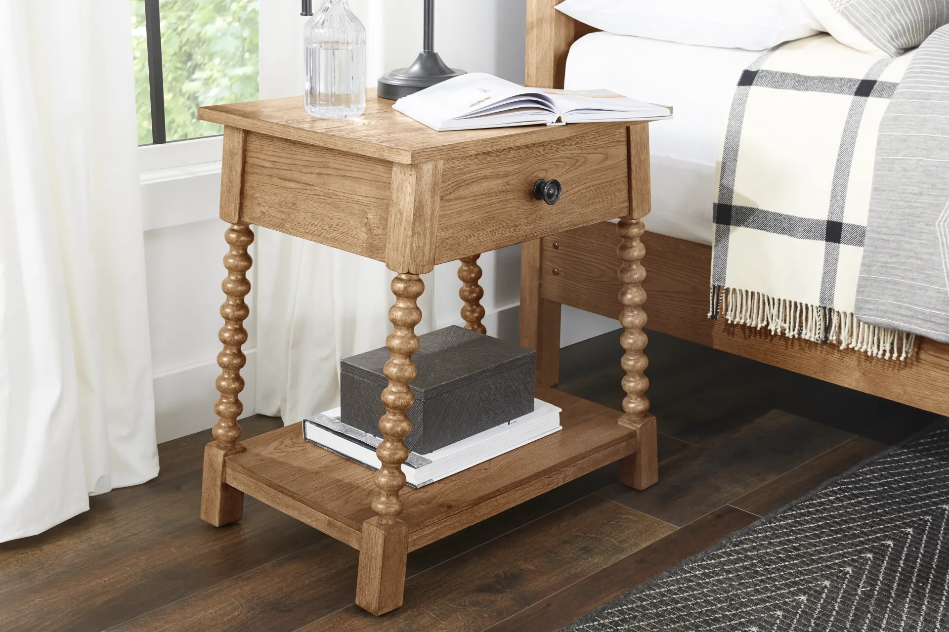 Hargrove Light Oak Nightstand - Image 2