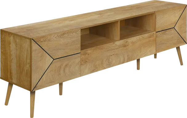 Bridgeware Brown 71 in. Console