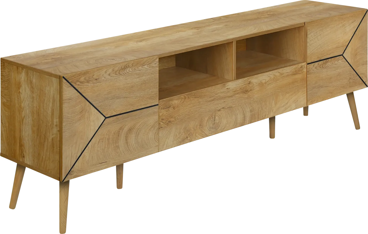 Bridgeware Brown 71 in. Console
