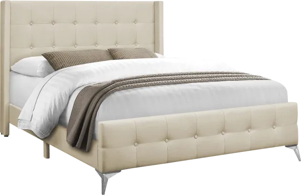 Waveworth Beige Queen Bed