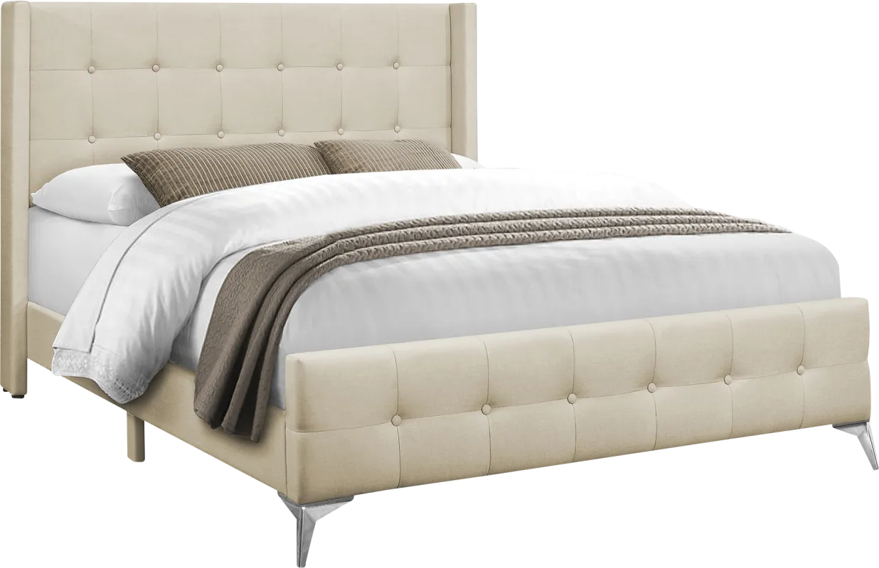 Waveworth Beige Queen Bed
