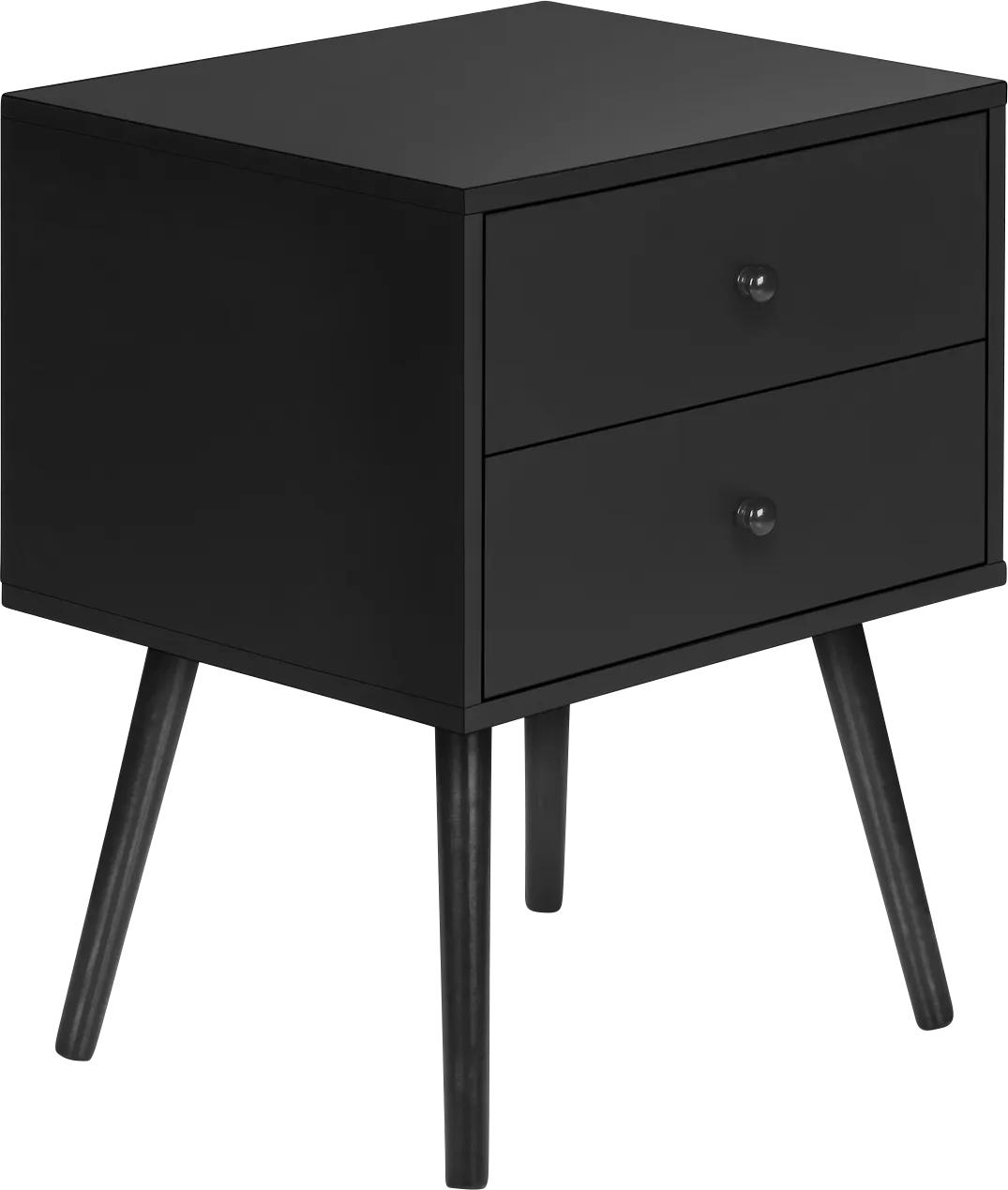 Goldmann Black Nightstand - Image 1