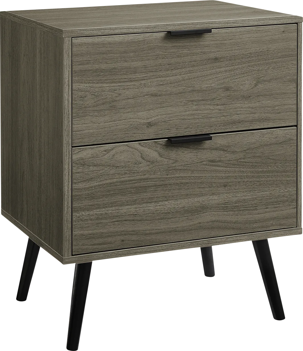 Beeworth Gray Nightstand - Thumbnail - Image 1