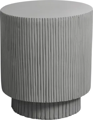 Outdoor Tucany Gray End Table