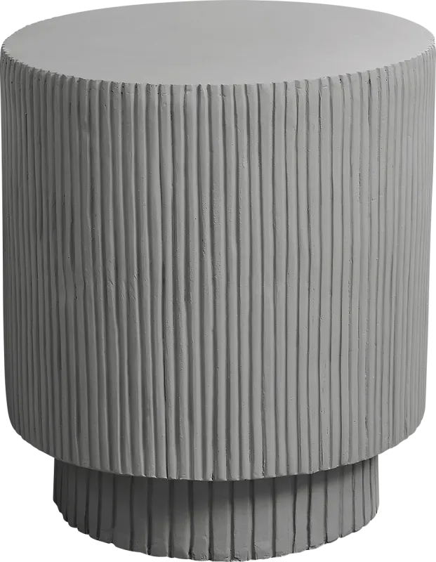 Outdoor Tucany Gray End Table