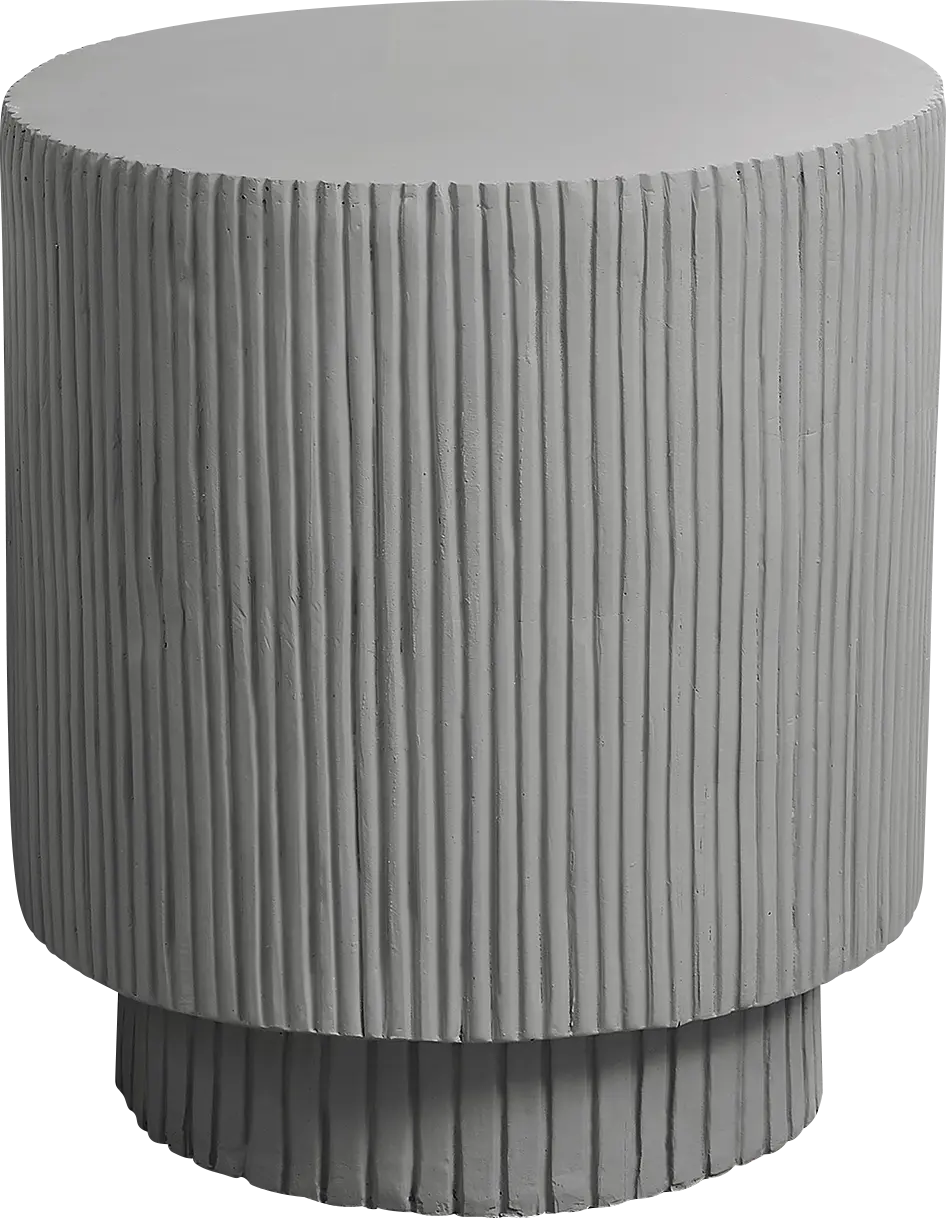 Outdoor Tucany Gray End Table