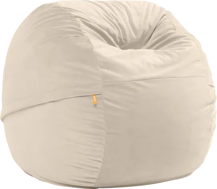 Savenu I Ivory Large Bean Bag Chair