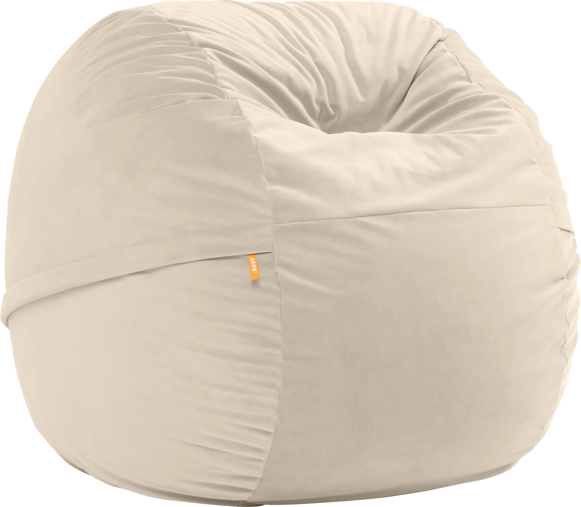 Savenu I Ivory Large Bean Bag Chair - Image 1