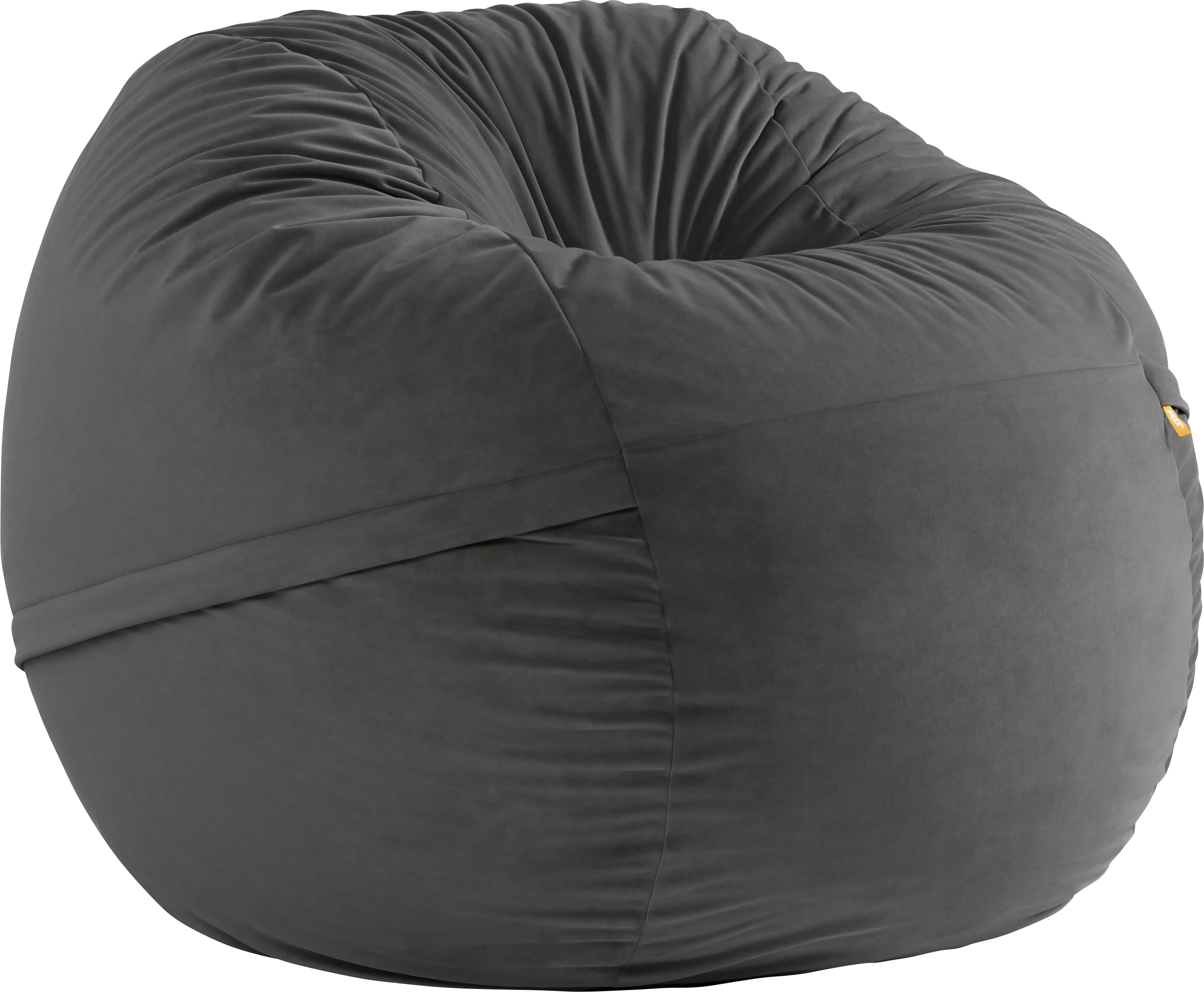 Savenu II Black Large Bean Bag Chair - Thumbnail - Image 1
