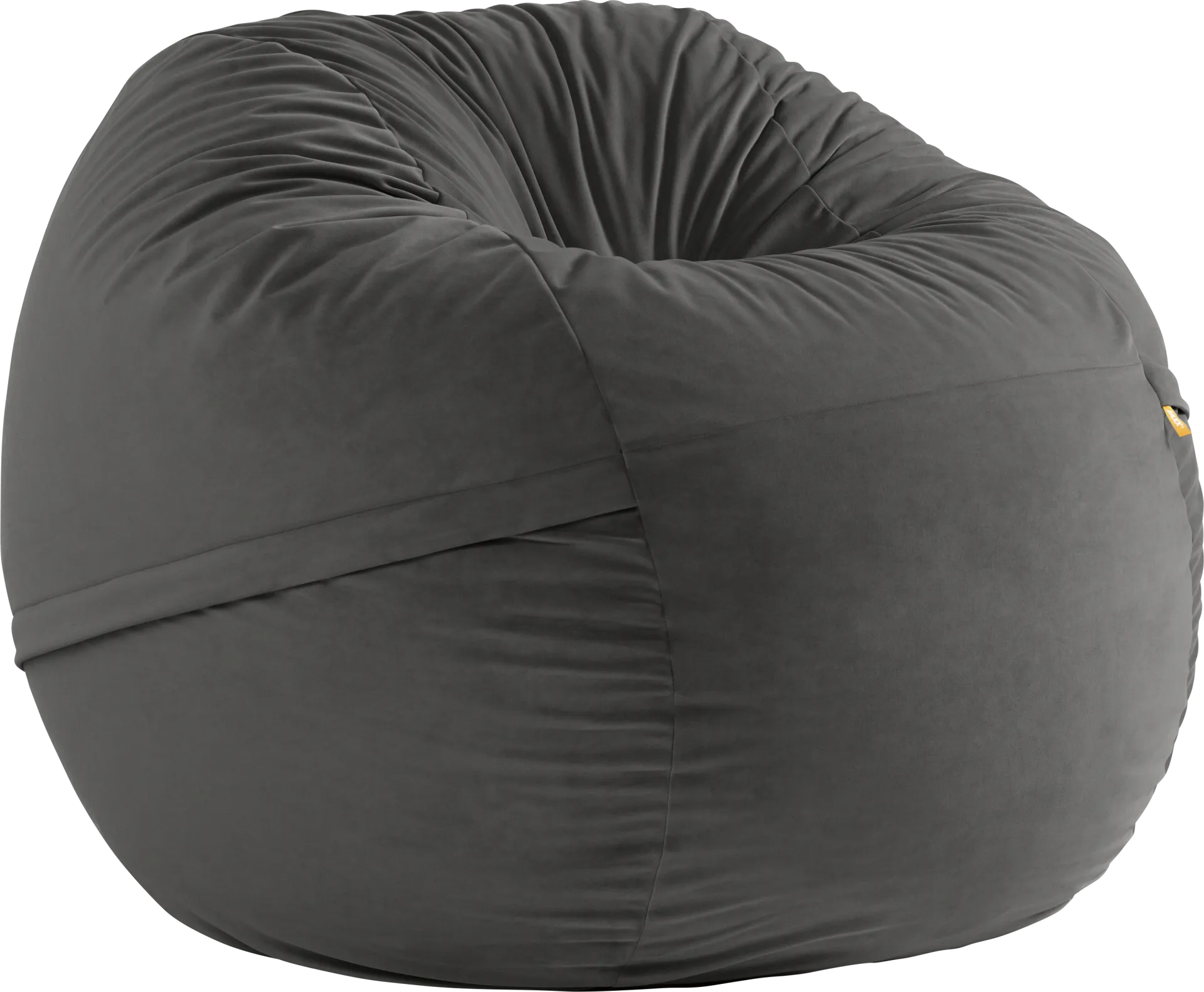 Savenu II Black Large Bean Bag Chair - Image 1