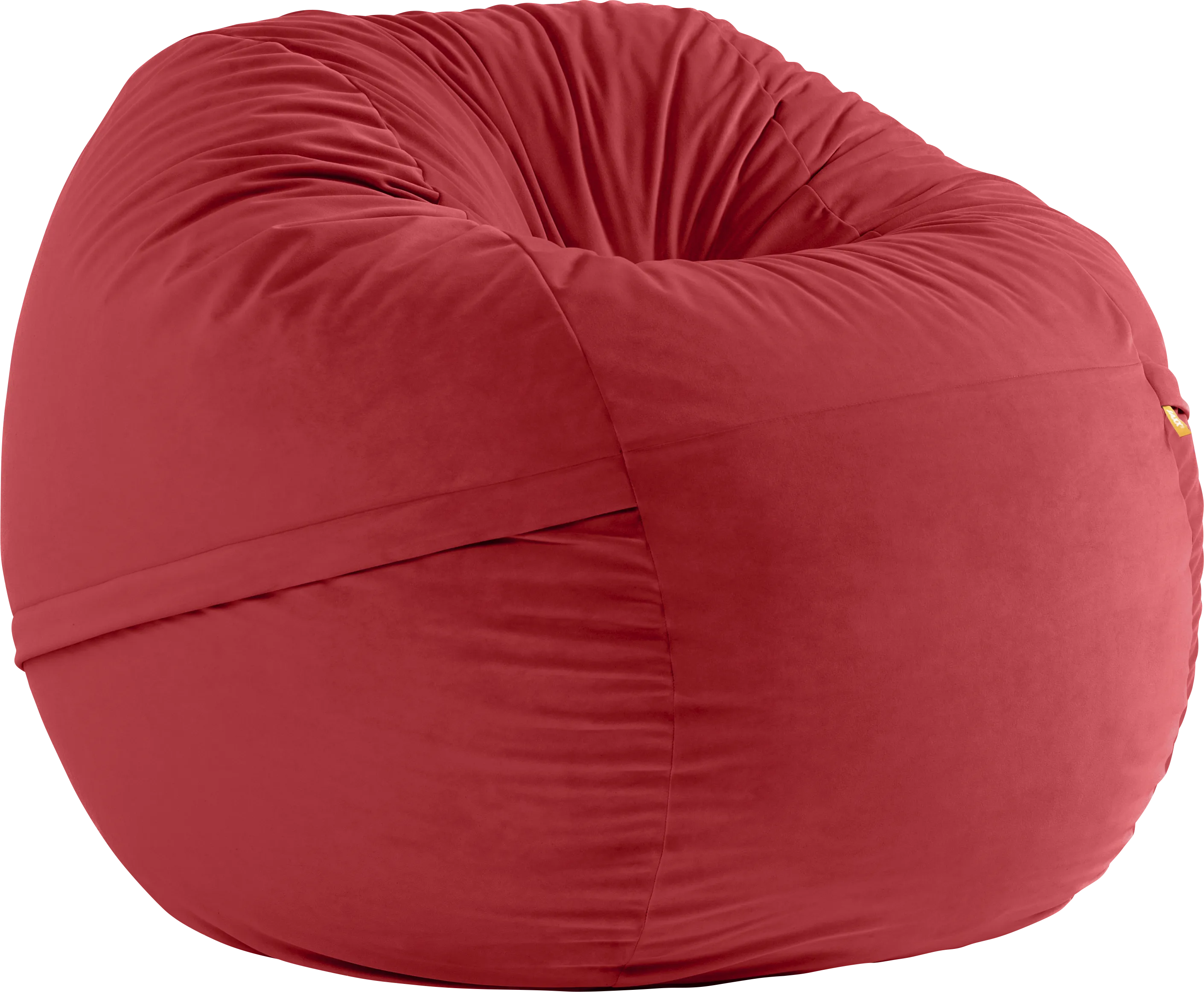 Savenu II Red Large Bean Bag Chair - Thumbnail - Image 1