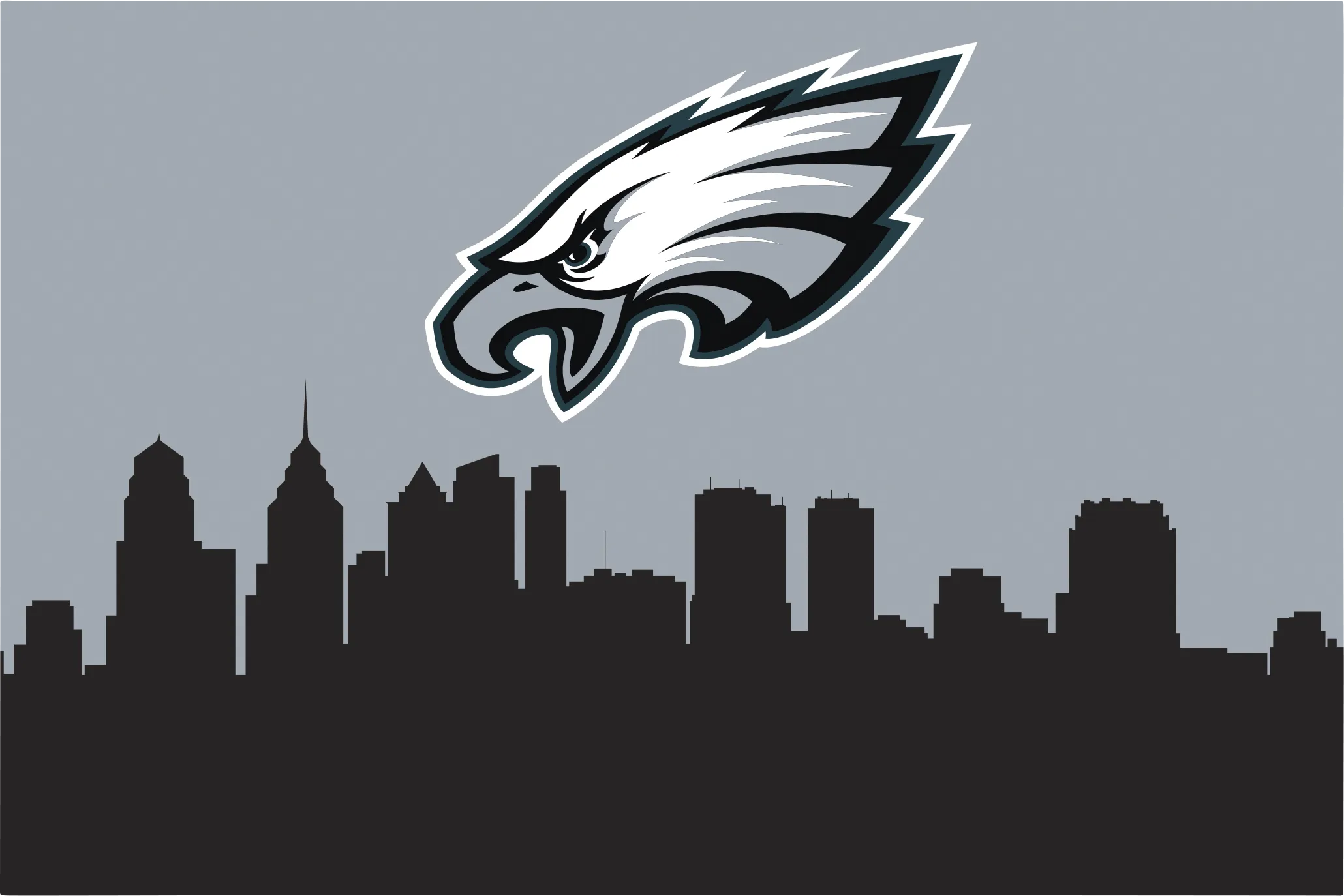 Philadelphia Eagles 2' x 3' Machine Washable Rug - Thumbnail - Image 1