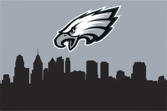 Philadelphia Eagles 2' x 3' Machine Washable Rug