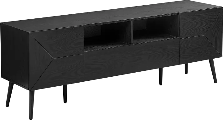 Bridgeware Black 71 in. Console