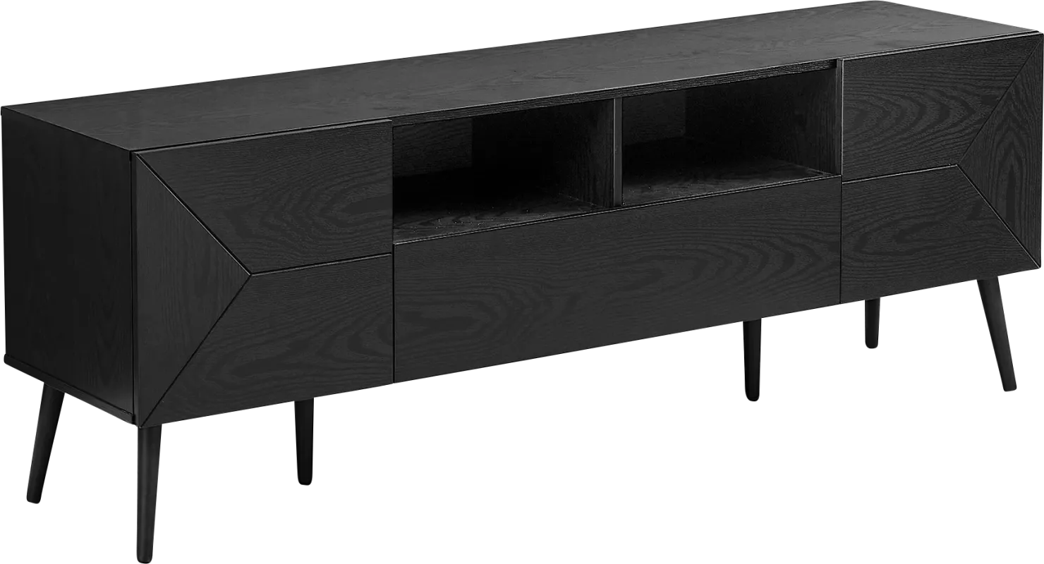 Bridgeware Black 71 in. Console