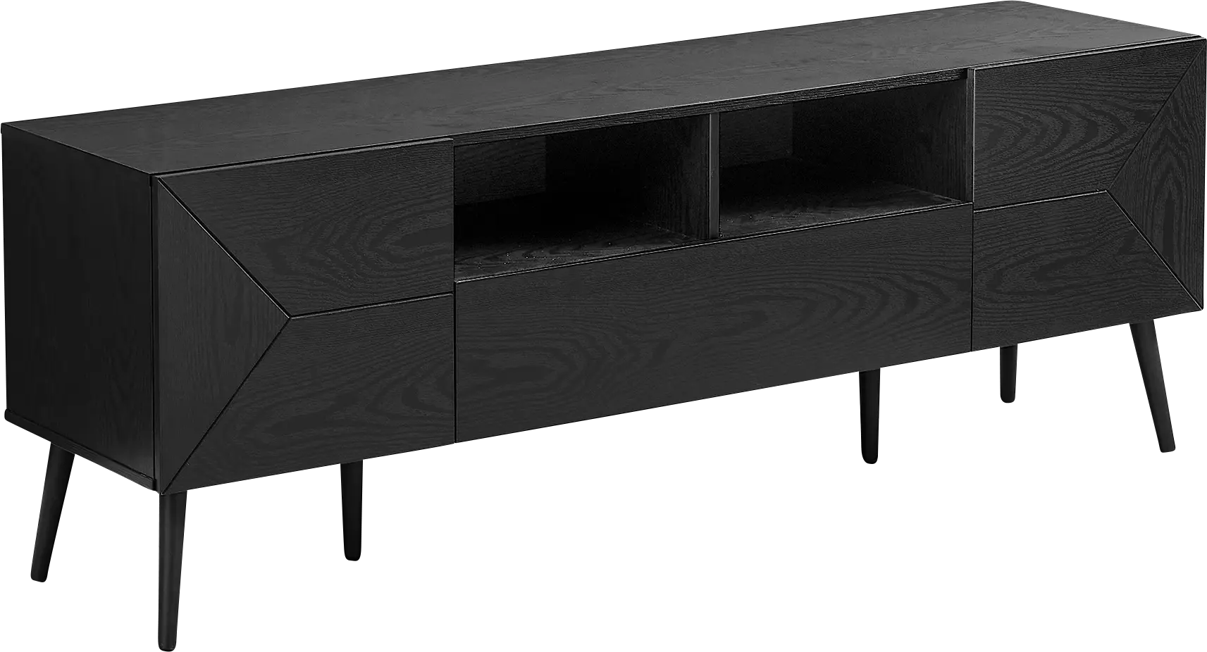 Bridgeware Black 71 in. Console