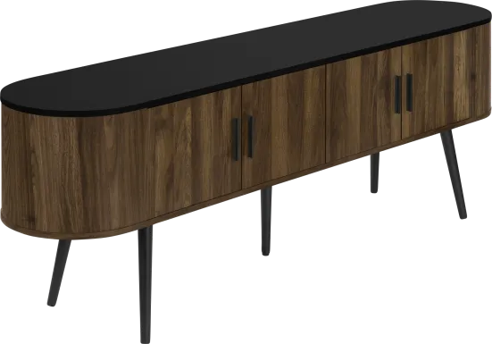 Starair Black and Brown 71 in. Console