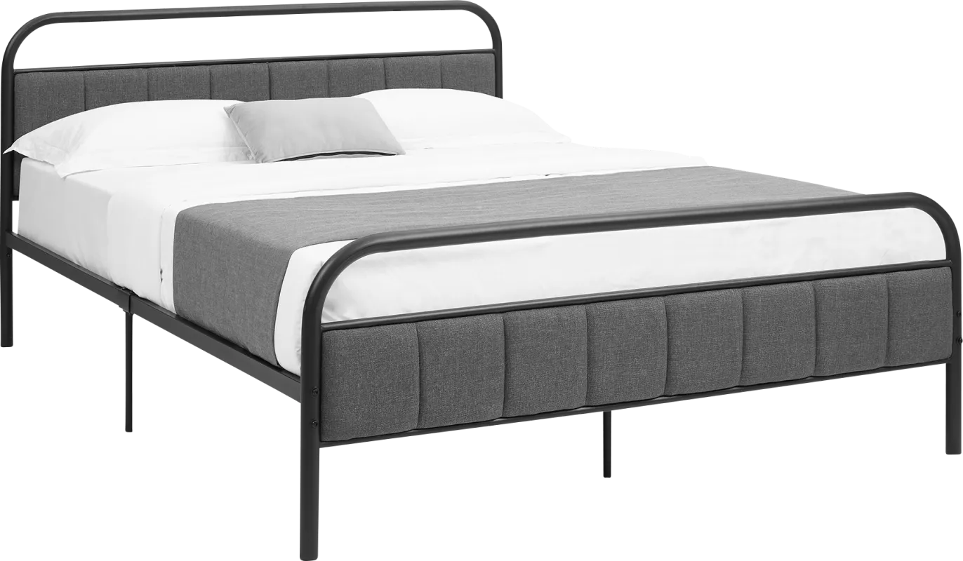 Energeny Gray Queen Bed