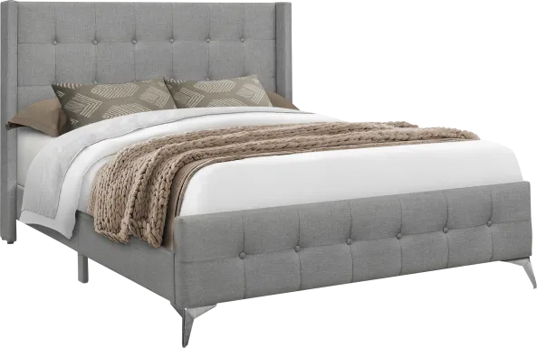 Waveworth Gray Queen Bed